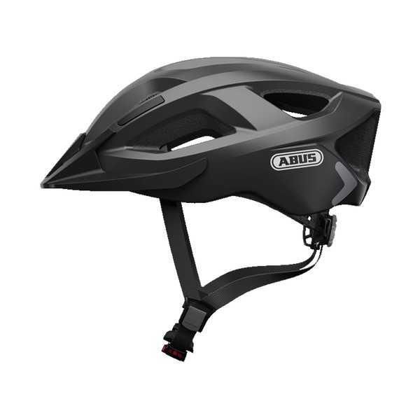 ABUS Aduro 2.0 City Helmet - Allround Bicycle Helmet in Sportive Design for City Traffic - for Women and Men - Black, Size M