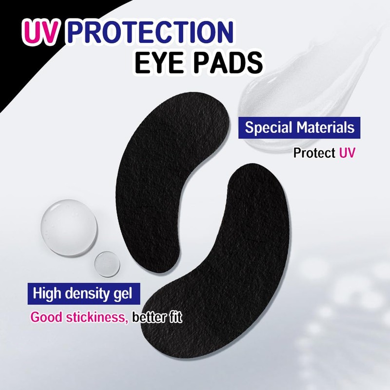 Lunamoon Eye Pads for Eyelash Extension Eyelashes Pads UV Protection