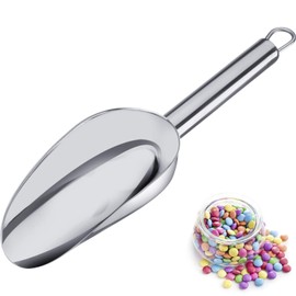 Westmark Baking Weighing / Filling Shovel, Filling Volume: 50 ml (approx. 75 g flour), Stainless Steel, Halia, Silver, 91022270