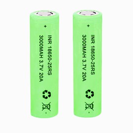 AFSONGOO 3.7V Flat top I8650 Rechargeable Batteries for Headlamp, LED Flashlight, Electronic Devices…