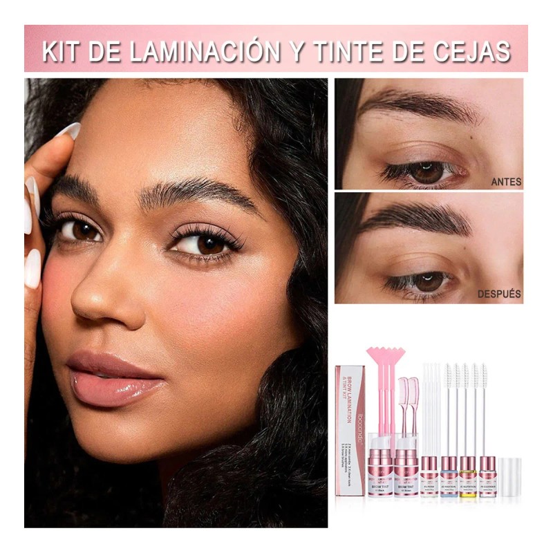 Kit De Laminación De Cejas Y Kit De Tinte De