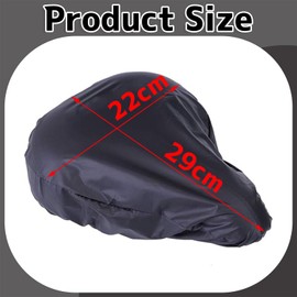 Cyiiifa Bicycle Saddle Cover, Waterproof, Electric Bicycle, Mamachari Electric Bicycle, Saddle, Rain Protection, Simple, Flexible, Elastic, Dustproof, All Seasons, Rain Cover, Saddle Cover