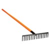 A.M. Leonard Straight Rake with Composite Handle - 16.5 Inches/16