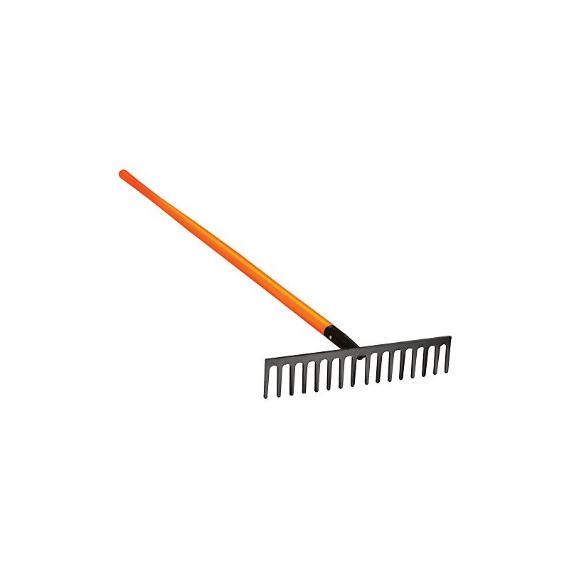 A.M. Leonard Straight Rake with Composite Handle - 16.5 Inches/16
