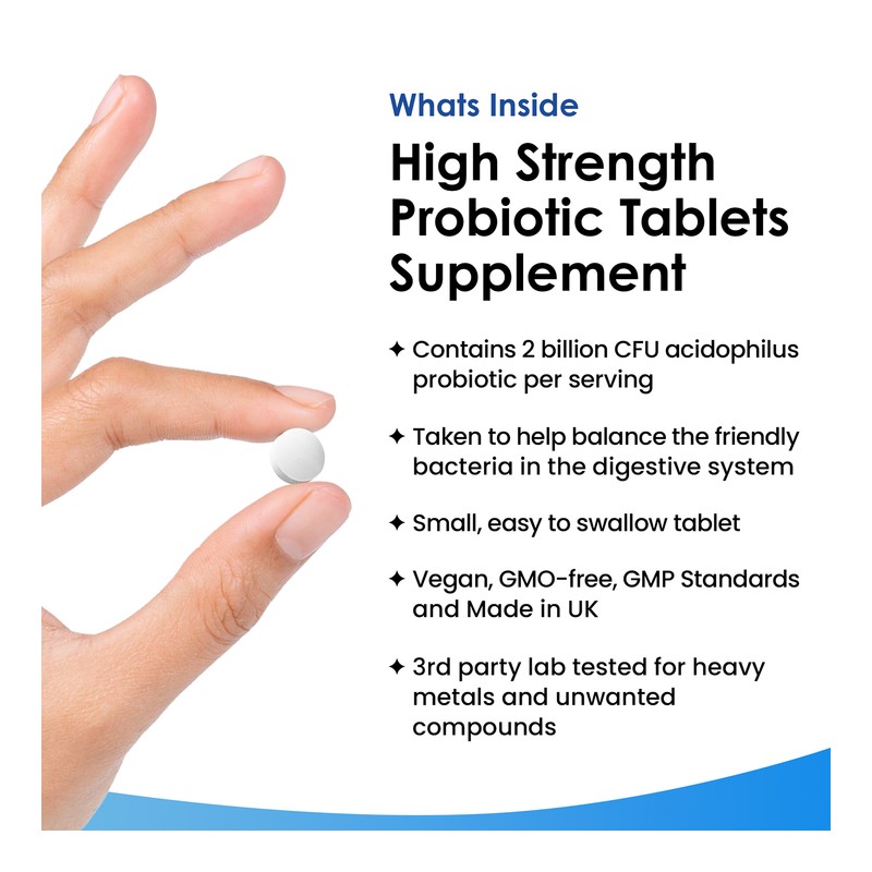 New Leaf Products Probiotic Lactobacillus Acidophilus Tablets