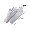 UV Sun Protection Gloves,2 Fingers Flip Mesh Cooling Breathable Touchscreen