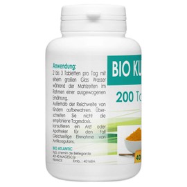 Organic Turmeric - 400 mg - 200 Tablets