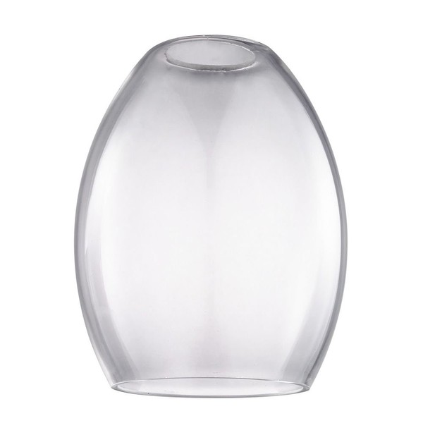 Design Classics Modern Contemporary Clear Oblong Glass Light Shade