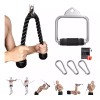 KS Cuerda/retractor De Entrenamiento De Tríceps+jaladera Tipo D