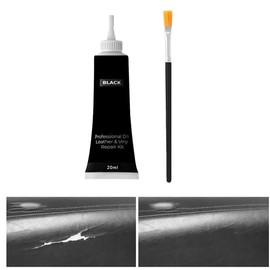 Comioke Lederreparatur Creme,Leder Restaurator,Leder Reparatur Set, Lederreparatur Füller,Reparatur von Lederkratzern,Flüssigleder Lederreparaturgel,Mischbare Lederreparatursets,Künstler Pinsel,20ML