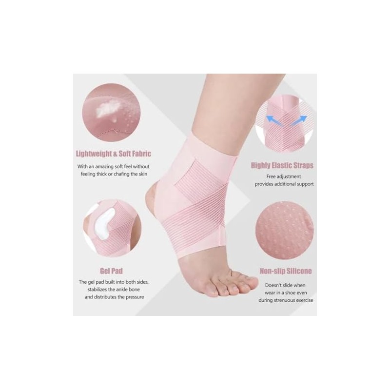 LumiFlex Band Ankle Support Original - Elastic Foot Brace with