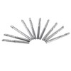 10 Pieces Single End Mill Flute Carbide CNC Burr Cutter