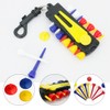Plastic Golf Tees Golf Tee Holder with 12 Golf Tees