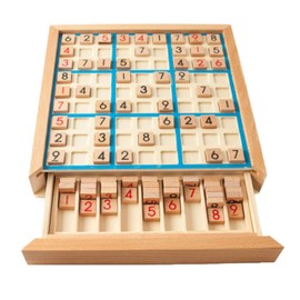 A'sTool Wooden Number Place, Sudoku Sudoku, Educational Toy, Brain Training