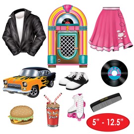Beistle 50's Cutouts Party Accessory