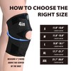 Knee Brace with Side Stabilizers for Knee Pain, Adjustable Knee