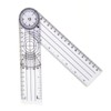 Plastic Goniometer Plastic Ruler, Clear Quick Angle Protractor Finder Body