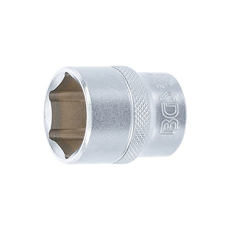 BGS 2924" Pro Torque Socket, Silver, 1/2" 24 mm