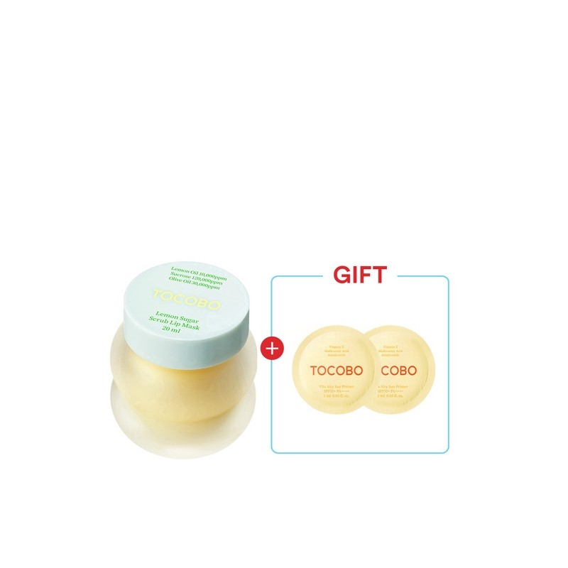 Lemon Sugar Scrub Lip Mask / 레몬 슈가 스크럽 립