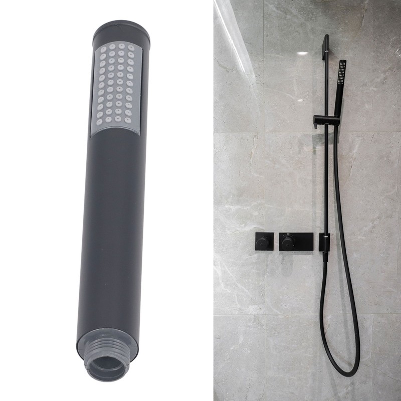 Handheld Shower Head High Pressure Avoid Clog Nozzles Stainless Steel