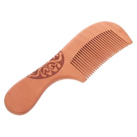 Mikinona Wooden Comb for Hair Care Curly Hair Smooth Natural Wood Lightweight and Anti-static for Travel Home