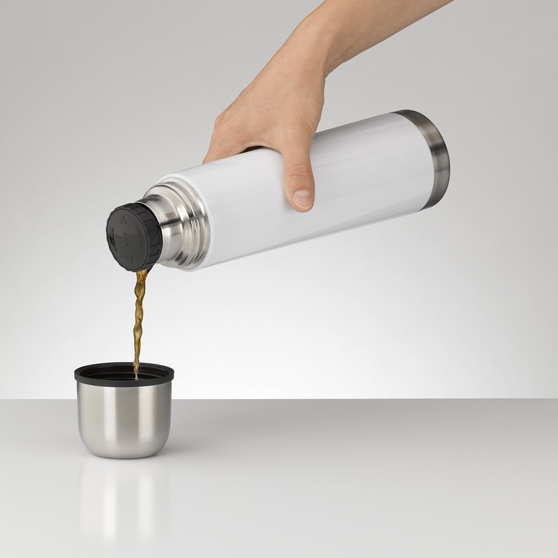 alfi perfectTherm 5457.901.075 Vacuum Flask Stainless Steel White 0.75 L