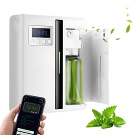 Longzhuo Difusor para el Hogar Smart Scent Air Machine Automático,Aceite Esencial atomizador,Difusor de Aromas con Tecnología de Nebulización para Home Hotel Bar KTV