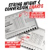 Guitar String Action Ruler - Precision Guitar Setup Tool for
