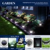 SOLPEX Solar Ground Lights, 12 Pack Solar Lights Outdoor Waterproof,