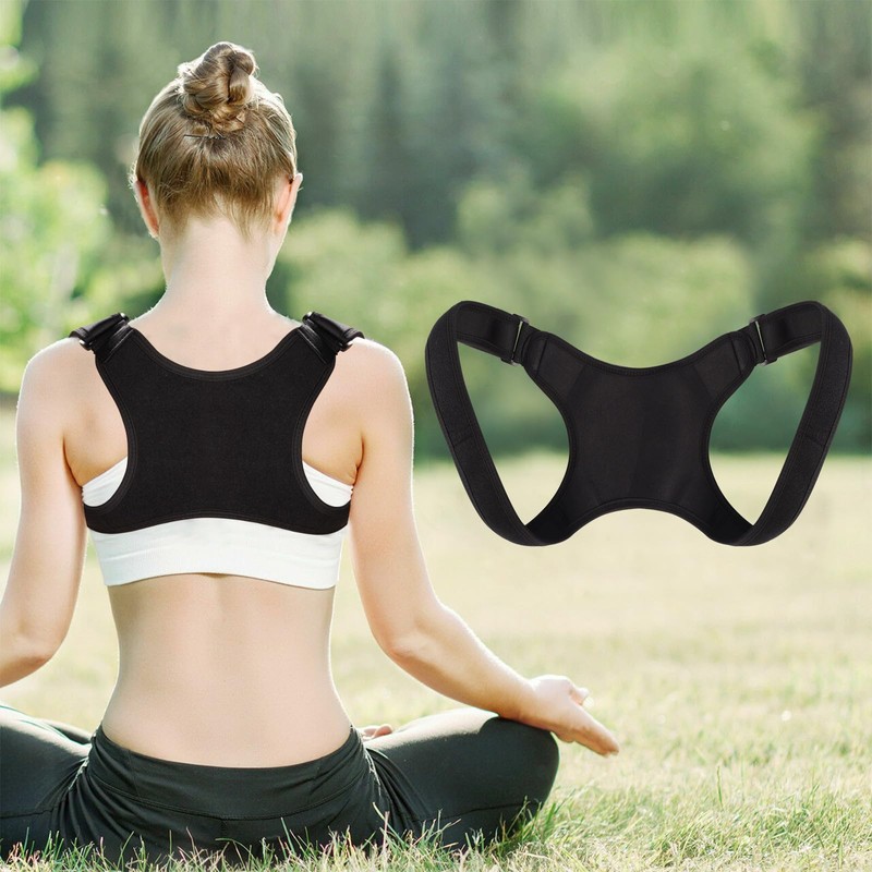 Posture Corrector for Back Support, Adjustable Shoulder Posture Brace for