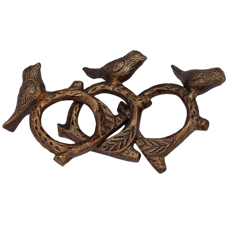 ITOS365 Handmade Songbird Bird on Tree Branch - Aluminium Metal