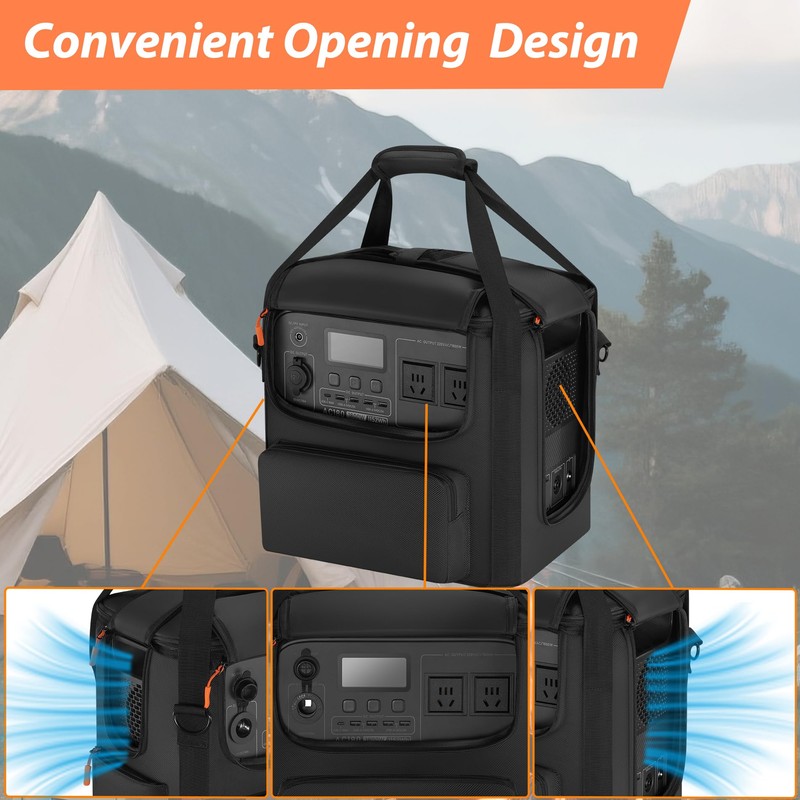 Carrying Case Compatible with BLUETTI AC180, Power Station Travel Bag
