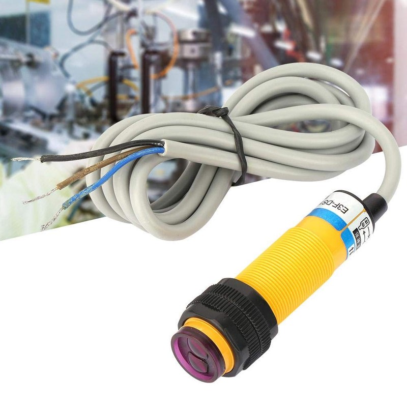 Photoelectric Proximity Sensor, 10cm Distance NPN NO Normally Open Diffuse