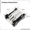 Bicycle Multi-tool, 8 in 1 Portable Folding Bicycle Repair Kit