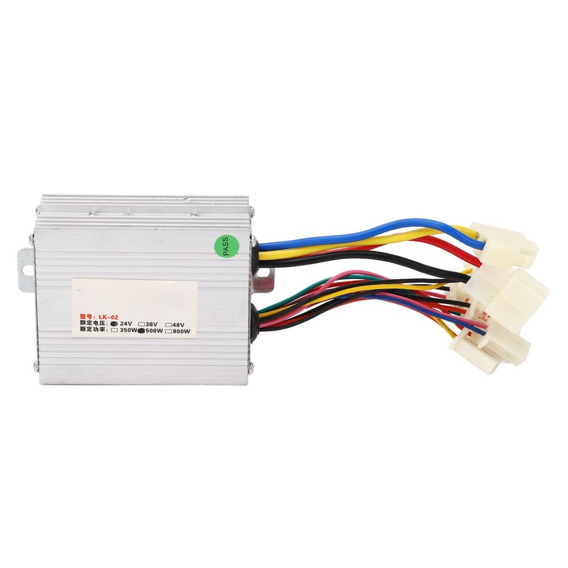 Electric Bike Brush Controller 24V 500W Multi Protection Aluminum Motor