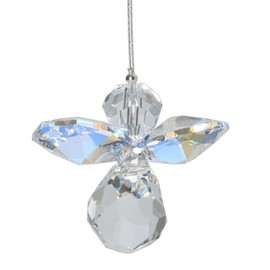 Hanging Crystal Guardian Angel Suncatcher Rainbow Maker Aurora Borealis