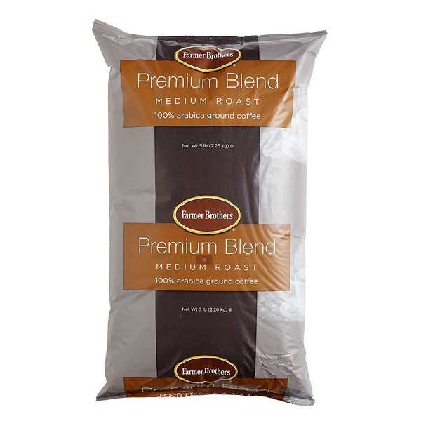 Farmer Brothers Premium Blend 100% Arabica Ground Coffee - 5 lb. Bag