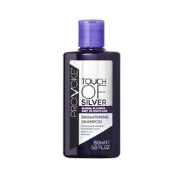 PROVOKE Touch Of Silver Brightening Purple Shampoo 150 ml, Neutralises Yellow and Orange Tones, Formulated With Violet and Blue Pigments