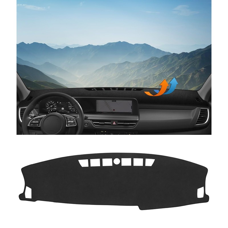 BlBLOZ Dash Cover Mat Compatible with 2024 2025 Kia Seltos