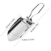 3PCS Mini Hand Shovel Folding Stainless Steel Trowel Portable Camping