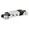 Heschen Electrical Pneumatic Solenoid Valve, 4V430C-15, 12VDC, PT1/2'', 5 Way