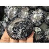 Gemstone Indigo Gabbro Carved Palm Stone/Pocket Palm Stone/Reiki Healing &
