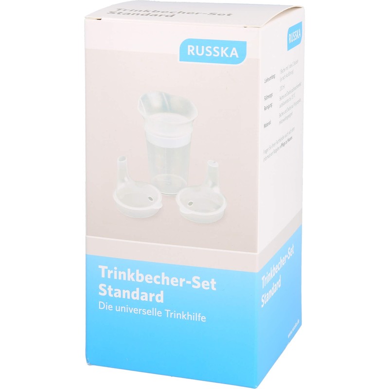 TRINKBECHER-SET Standard with Deck for Tea and Porridge Pack of