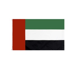 Stormflag United Arab Emirates Flag 90 x 150 cm UAE Flag 90 cm x 150 cm Polyester 90 g with Eyelets Stitched with Double Needle