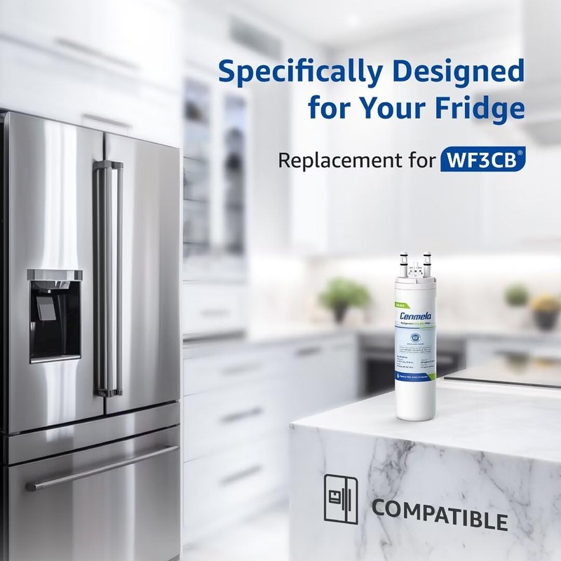 WF3CB Replacement Water Filter, Compatible with Frigidaire WF3CB, Pure Source