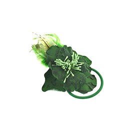 Zac's Alter Ego Water Flower with Feathers on Elastic & Brooch Pin