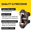 Spartan Power Heavy Duty Jumper Cables with Alligator Clips, 100%