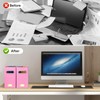 BALEINE File Organizer Box, Cardboard File Folder Organizer with Handle