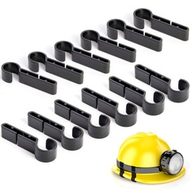 Headlamp Clips Hook Hard Hat Light Clips,Hardhat Headlamp Accessory (24)