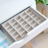 Stackers Grey Jewellery Box Classic Small Parts Compartment